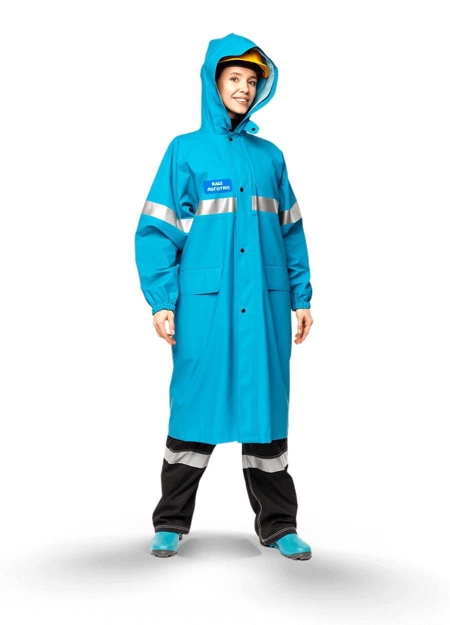 Плащ «Циклон» арт. В002-11 тип Б «Сибур» с вашим логотипом